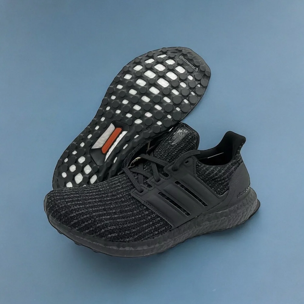 Adidas Ultraboost 4.0 DNA Tripe Black Blackout Running Core Unisex - Picture 3 of 7